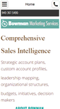 Mobile Screenshot of bowmanmarketingservices.com